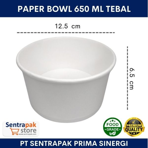 pape rbowl 650 ml tebal