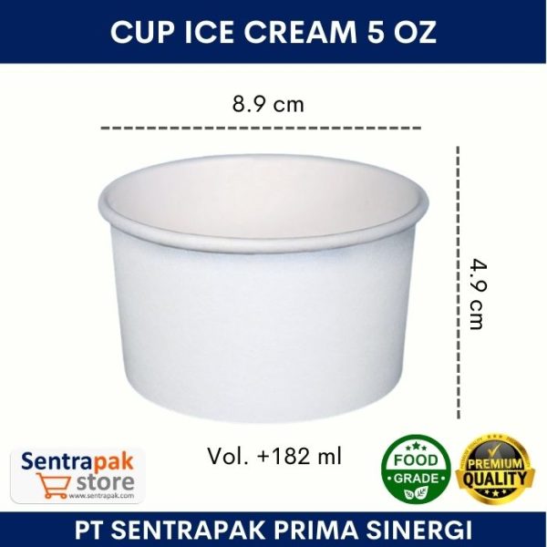 cup ice cream 5 oz