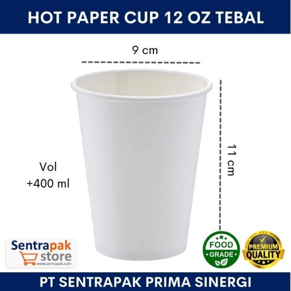 paper cup 12 oz tebal