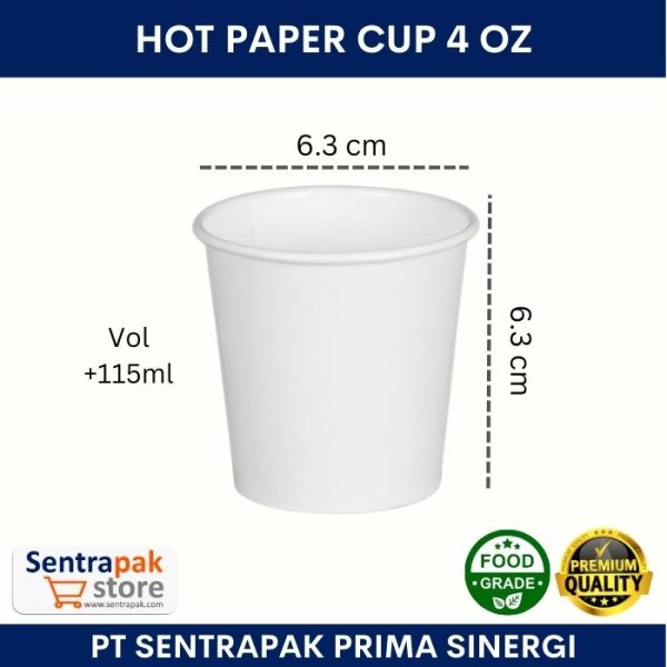 hot paper cup 4 oz