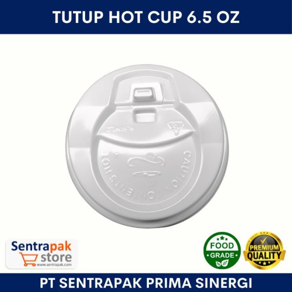 tutup cup 6.5 oz